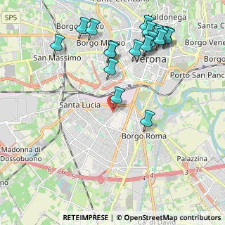 Mappa Via Pietro Zecchinato, 37136 Verona VR, Italia (2.4455)