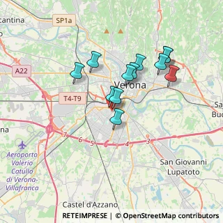 Mappa Via Pietro Zecchinato, 37136 Verona VR, Italia (3.0075)