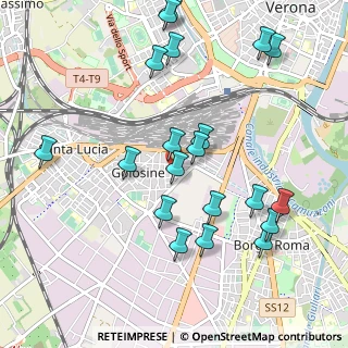 Mappa Via Pietro Zecchinato, 37136 Verona VR, Italia (1.089)