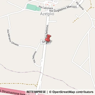 Mappa Via Settimo, 14, 10010 Azeglio, Torino (Piemonte)