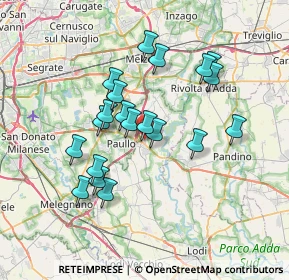 Mappa Strada Provinciale per Merlino, 26839 Zelo buon Persico LO, Italia (6.278)