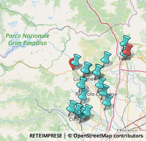 Mappa Via Marconi, 10085 Pont Canavese TO, Italia (15.866)