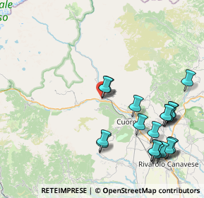 Mappa Via Marconi, 10085 Pont Canavese TO, Italia (9.7385)