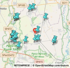 Mappa Via IV Novembre, 26017 Quintano CR, Italia (4.3775)