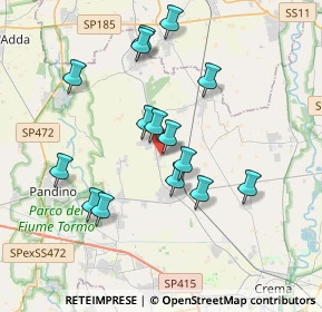 Mappa Via IV Novembre, 26017 Quintano CR, Italia (3.46)