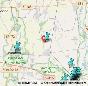 Mappa Via IV Novembre, 26017 Quintano CR, Italia (7.3495)