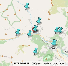 Mappa Via Destefanis, 10085 Pont Canavese TO, Italia (3.60636)