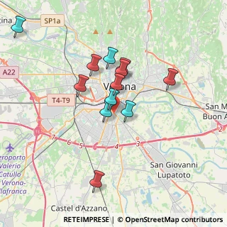 Mappa Via Tombetta 29 II, 37135 Verona VR, Italia (3.19833)