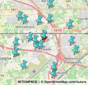 Mappa Via XXI Luglio, 37066 Caselle VR, Italia (2.076)