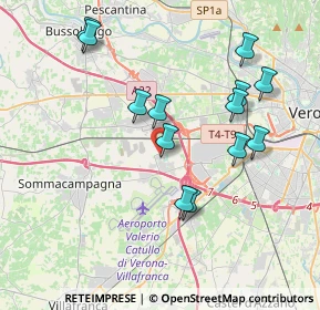 Mappa Via XXI Luglio, 37066 Caselle VR, Italia (3.81462)
