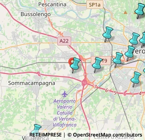 Mappa Via XXI Luglio, 37066 Caselle VR, Italia (6.44071)