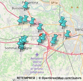 Mappa Via XXI Luglio, 37066 Caselle VR, Italia (3.57647)