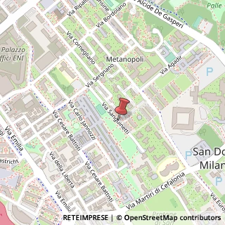 Mappa Via Sanguinetti, 20097 San Donato Milanese MI, Italia, 20097 San Donato Milanese, Milano (Lombardia)