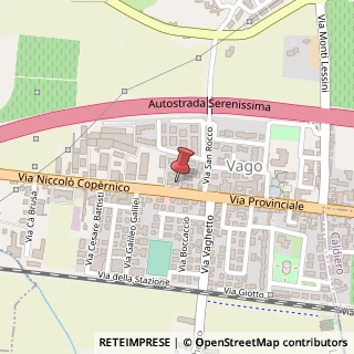 Mappa Via N. Copernico, 2/A, 37030 Lavagno, Verona (Veneto)