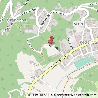 Mappa Via Pelizze, 6, 36044 Grancona, Vicenza (Veneto)