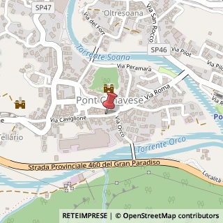 Mappa Via Caviglione, 52, 10085 Pont Canavese, Torino (Piemonte)