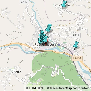 Mappa Via Orco, 10085 Pont Canavese TO, Italia (0.3995)