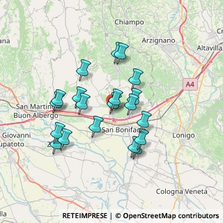 Mappa Piazza castagnedi, 37038 Soave VR, Italia (6.247)