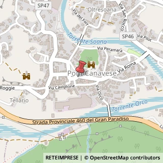 Mappa Piazza Craveri, 10, 10085 Pont Canavese, Torino (Piemonte)