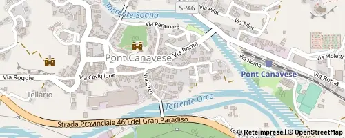 Mappa Pont-Canavese