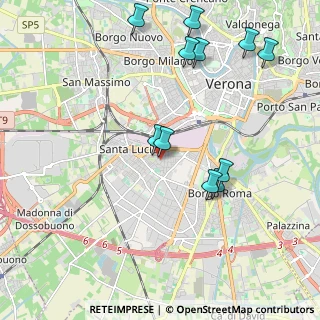 Mappa Via Ottavio Caccia, 37121 Verona VR, Italia (2.23273)