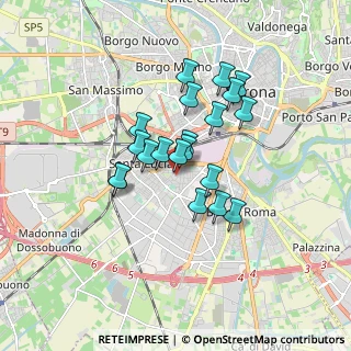 Mappa Via Ottavio Caccia, 37121 Verona VR, Italia (1.297)