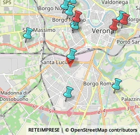 Mappa Via Ottavio Caccia, 37121 Verona VR, Italia (2.53923)