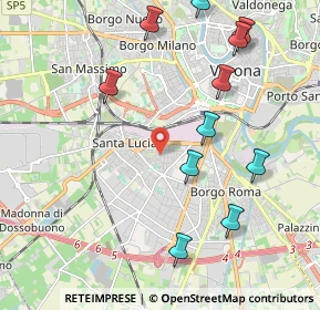 Mappa Via Ottavio Caccia, 37121 Verona VR, Italia (2.33273)