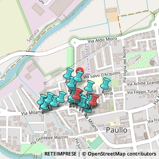 Mappa Via Salvo D'Acquisto, 20067 Paullo MI, Italia (0.21)