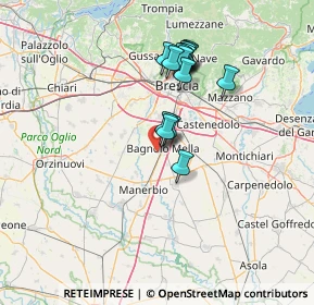 Mappa Via Offlaga, 25021 Bagnolo Mella BS, Italia (11.876)