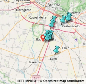 Mappa Via Offlaga, 25021 Bagnolo Mella BS, Italia (5.42769)