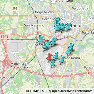Mappa Via Serchio, 37136 Verona VR, Italia (1.457)