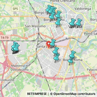 Mappa Via Serchio, 37136 Verona VR, Italia (2.503)