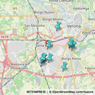 Mappa Via Serchio, 37136 Verona VR, Italia (1.66727)