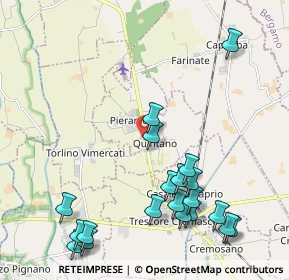 Mappa Via Creme Vailate, 26017 Pieranica CR, Italia (2.525)