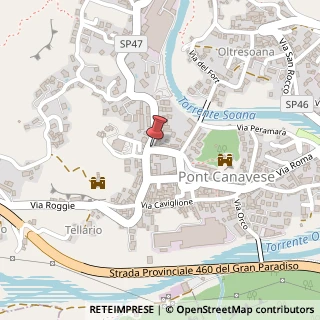 Mappa Via Fulvio Ottorino Roscio, 3, 10085 Pont Canavese, Torino (Piemonte)