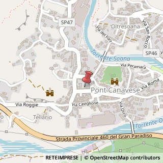 Mappa Via Destefanis, 7, 10085 Pont Canavese, Torino (Piemonte)