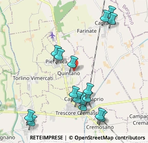 Mappa Via Stazione, 26017 Quintano CR, Italia (2.27375)