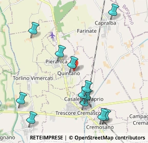 Mappa Via Stazione, 26017 Quintano CR, Italia (2.33)