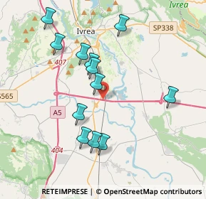 Mappa E25, 10015 Ivrea TO, Italia (3.7225)