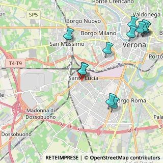 Mappa Via Ghetto, 37137 Verona VR, Italia (2.585)