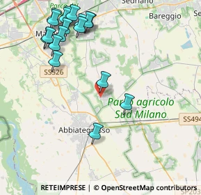 Mappa Via A. Cavalleri, 20080 Albairate MI, Italia (4.89444)