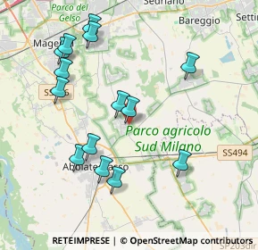 Mappa Via Santa Maria, 20080 Albairate MI, Italia (4.07286)