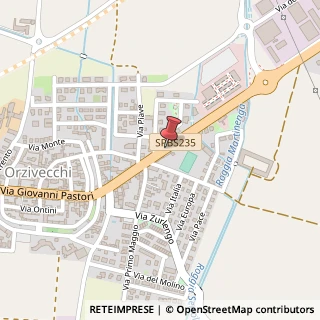 Mappa Via Sacerdote Don Angelo Piccinelli, 82, 25030 Orzivecchi, Brescia (Lombardia)