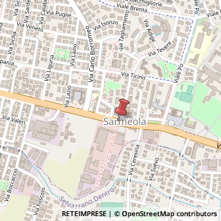 Mappa Via Sant'Antonio,  1, 35030 Rubano, Padova (Veneto)