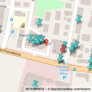 Mappa Via Chiara Varotari, 35030 Rubano PD, Italia (0.07821)