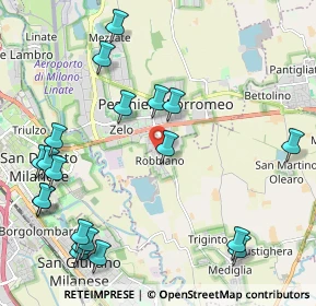 Mappa Via Fratelli Cervi, 20068 Peschiera Borromeo MI, Italia (2.6485)