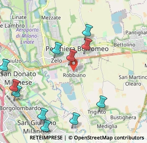 Mappa Via Fratelli Cervi, 20068 Peschiera Borromeo MI, Italia (2.52364)