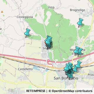 Mappa Via Tiro a Segno, 37038 Soave VR, Italia (2.2115)