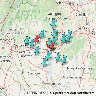 Mappa Via Tiro a Segno, 37038 Soave VR, Italia (9.9115)